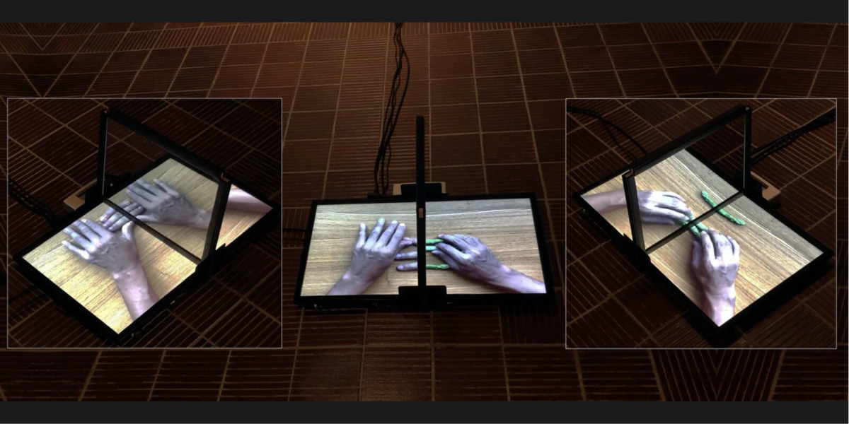 『拡張する知覚-人間表現とメディアアート展』展示風景