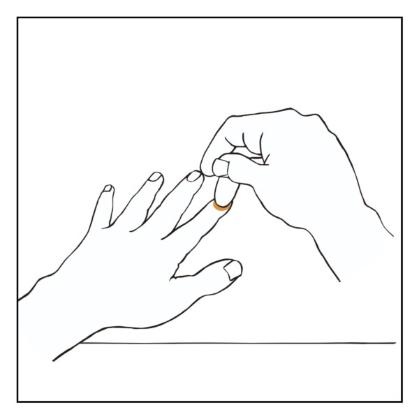 指サックの指錯覚(主観)